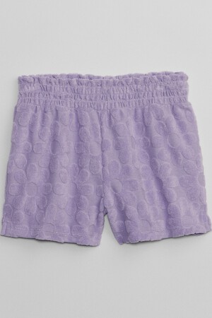 Kids Smocked Terry Pull-On Shorts