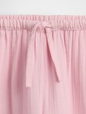 Kids Cotton Gauze Wide-Leg Pants