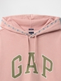 VintageSoft Oversized Logo Hoodie