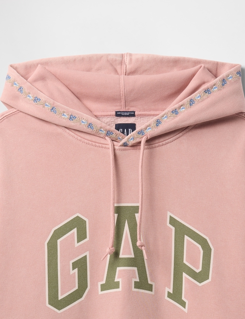 VintageSoft Oversized Logo Hoodie