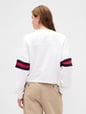 LOGO WEDGE PULLOVER