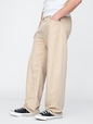 Linen-Cotton '90s Loose Herringbone Pants