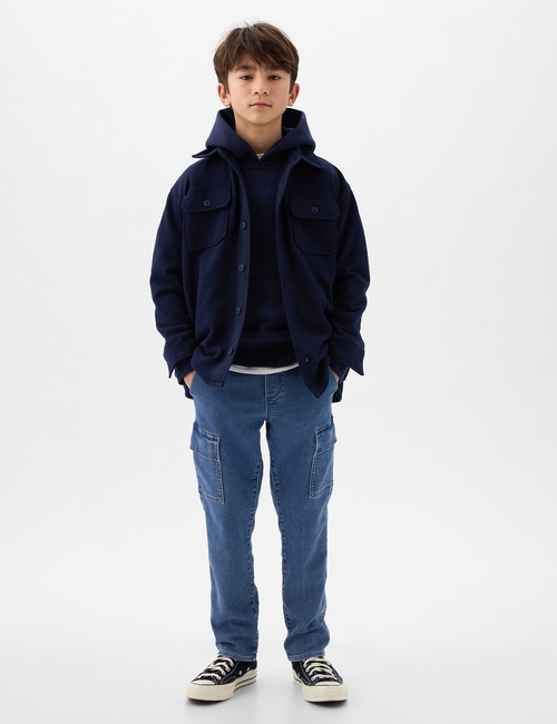 Kids Cargo Denim Joggers