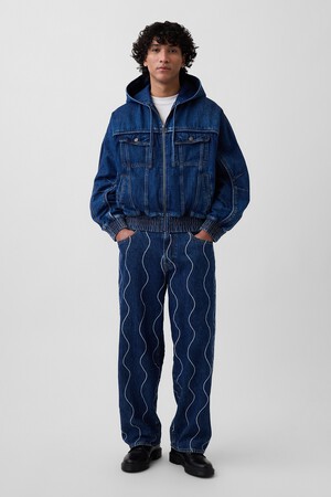 GAP X HFR BAPTISTE HIGH TIDE JEAN EMBROIDERED