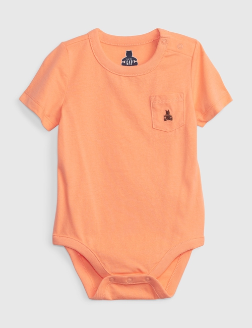 Baby Organic Cotton Mix and Match Pocket Bodysuit