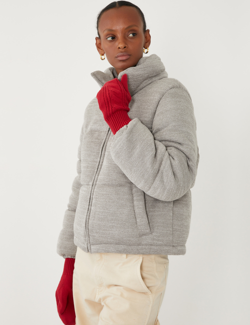 Cable-Knit Mittens