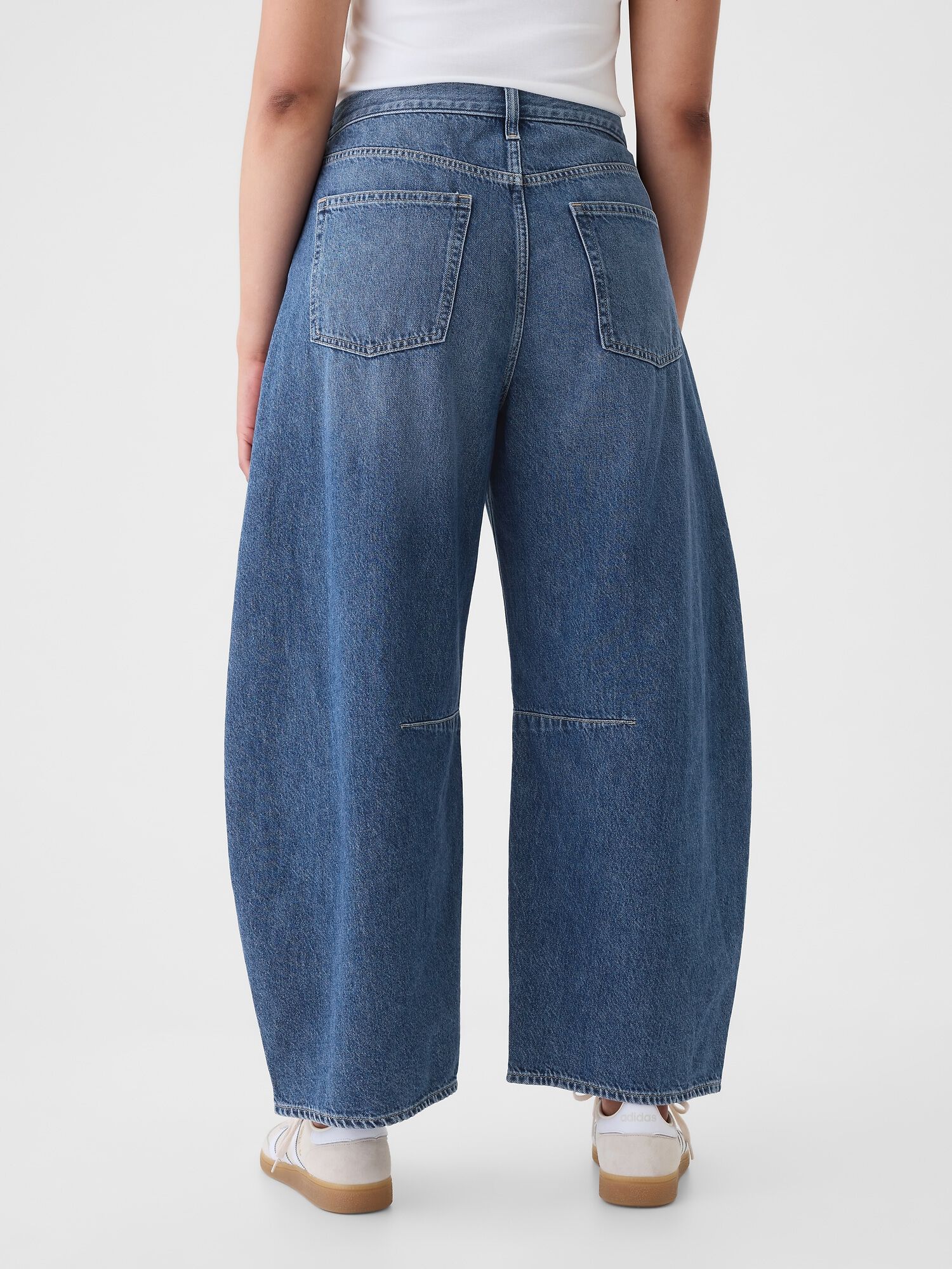 Shop High Rise Horseshoe Jeans for Women | GAP UAE