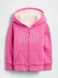 babyGap Logo Sherpa-Lined Hoodie