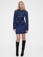 GapStudio Denim Tweed Fringe Jacket