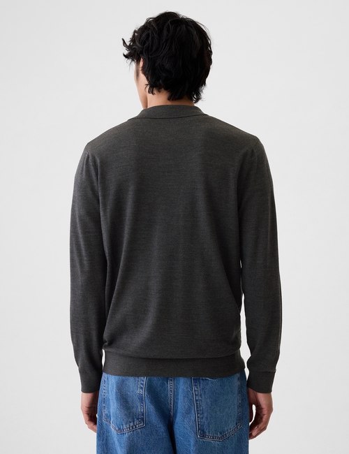 Merino Polo Sweater