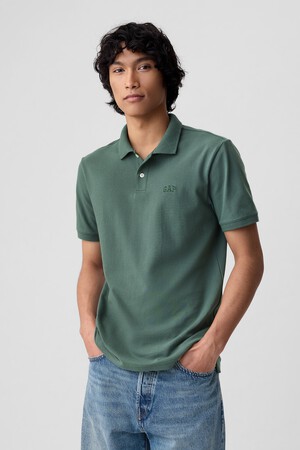 Gap Logo Pique Polo Shirt