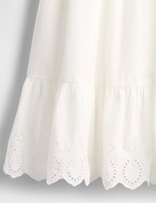 Kids Smocked Ruffle Midi Dress