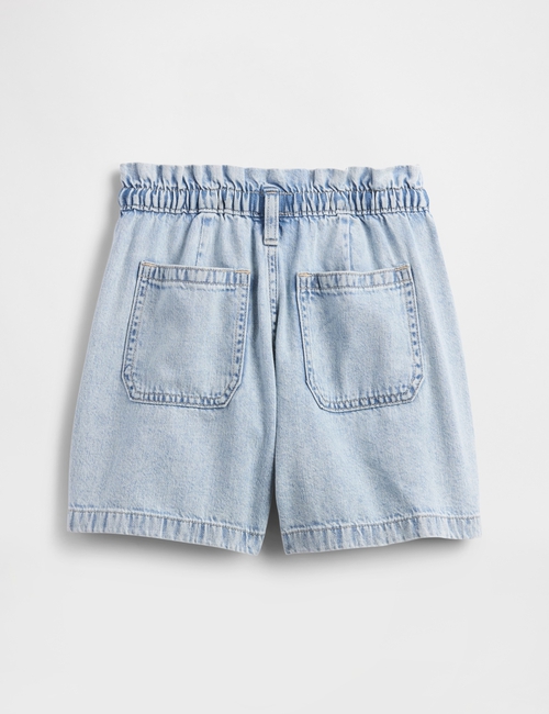 Kids High Rise Relaxed Pull-On Utility Shorts