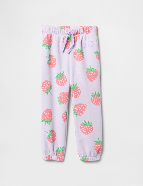 babyGap Logo Wide-Leg Pull-On Joggers