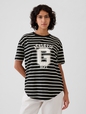 Organic Cotton Oversized Boyfriend Logo T-Shirt