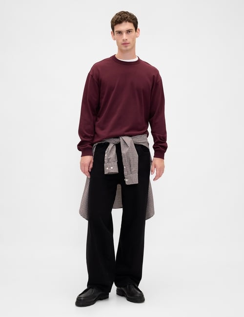 LS HVY CROP TEE