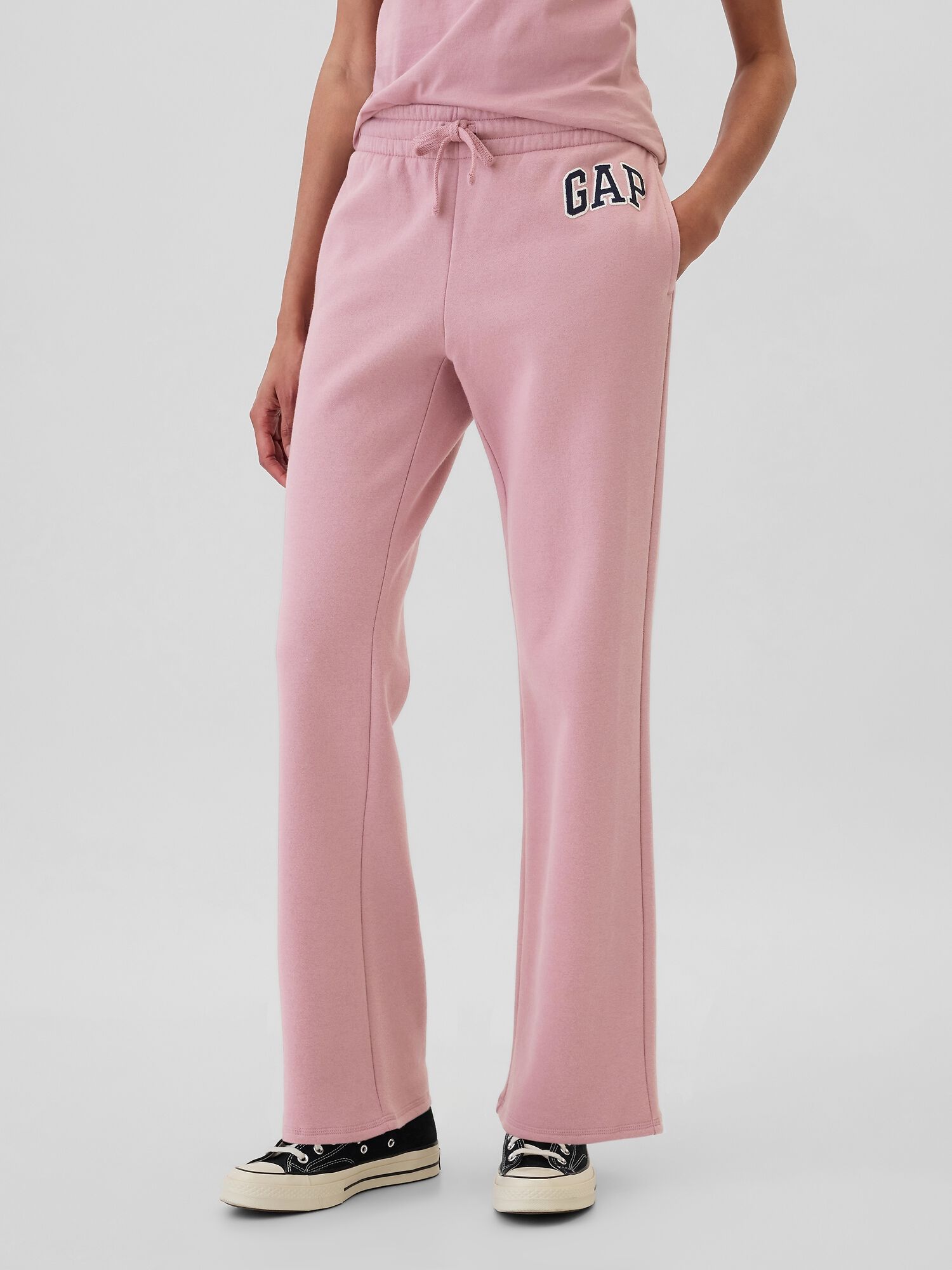 Shop Gap Logo Straight Sweatpants for Women GAP UAE