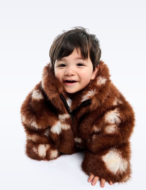 GAP X SL BAMBI FUR HALF ZIP