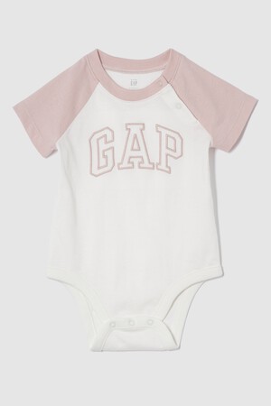 Baby Gap Logo Raglan Bodysuit