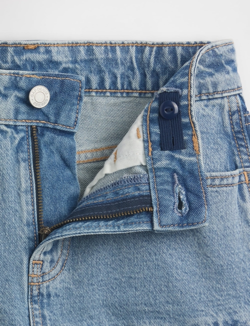 Kids Denim Ruffle Skirt