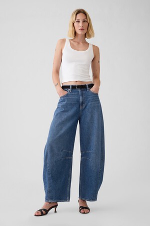 High Rise Horseshoe Jeans