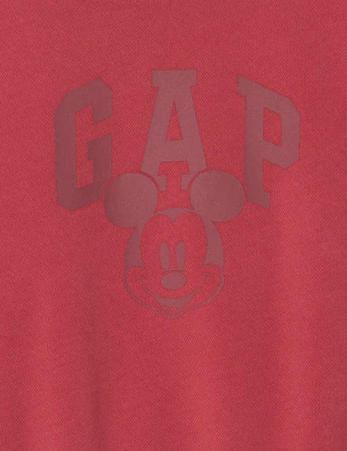 Gap × Disney Kids Vintage Soft Mickey Mouse Logo Cropped Sweatshirt