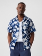 Linen-Blend Vacay Shirt in Standard Fit