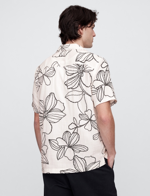 V-SS TEXTURE RESORT COLLAR