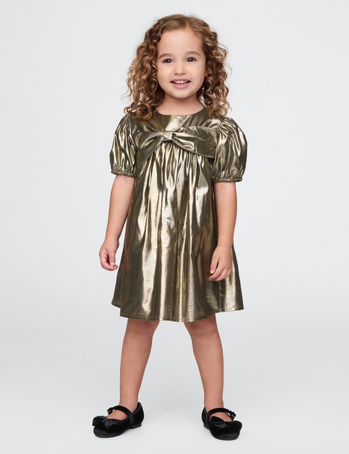 babyGap Metallic Bow Dress
