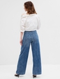 High Rise Wide-Leg Jeans with Washwell