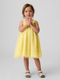 Baby & Toddler Embroidered Daisy Tulle Dress