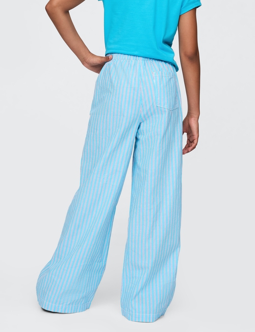 Kids Poplin Baggy Pants
