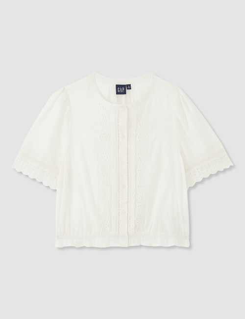 Lace-Trim Shirt