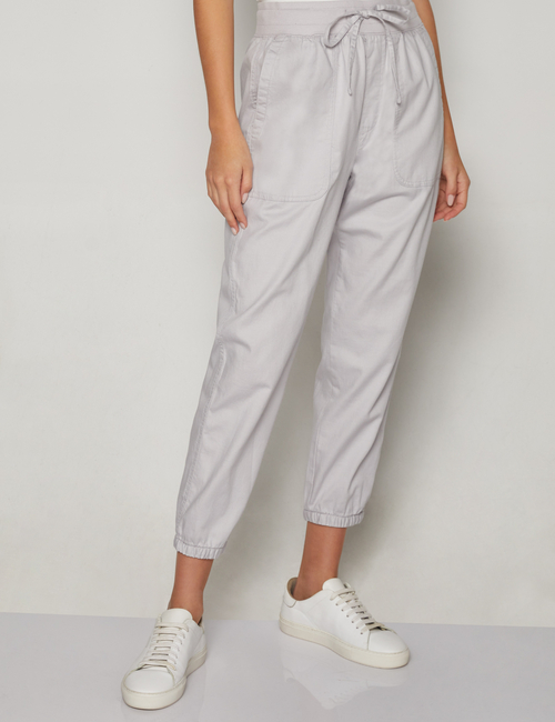 Ribbed Twill Joggers
