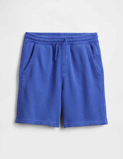 Kids Washed-Fleece Pull-On Shorts