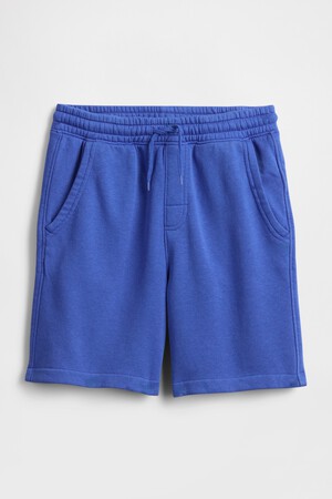 Kids Washed-Fleece Pull-On Shorts