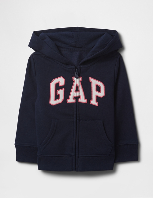 babyGap Relaxed Logo Zip Hoodie