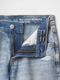 Kids Low Rise Stride Denim Bermuda Shorts
