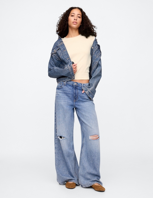 Modern Cropped Logo T-Shirt