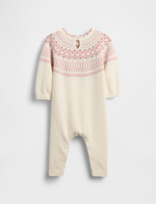 LS FAIRISLE SWEATER 1PC