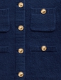 GAP STUDIO CROPPED GOLD BUTTON JACKET CARDIGAN