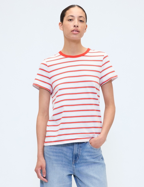 Favorite Stripe Crewneck T-Shirt