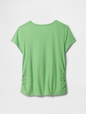 Kids Ruched Gap Logo T-Shirt