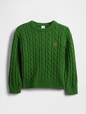 CASHSOFT CABLE SWEATER