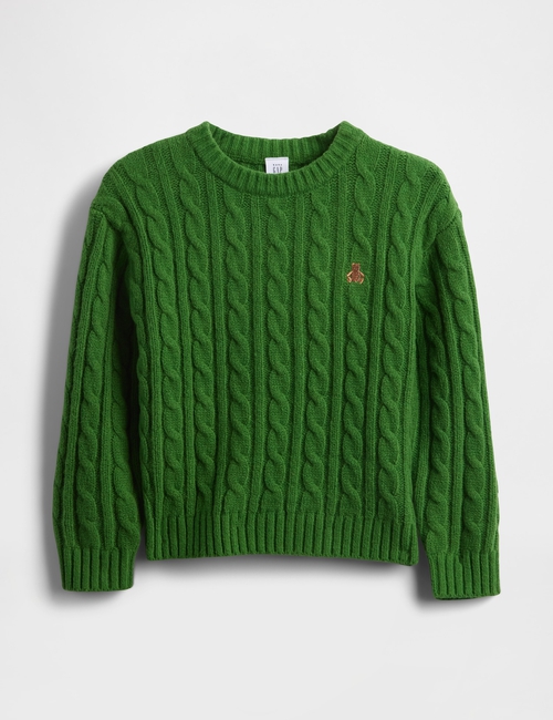 CASHSOFT CABLE SWEATER