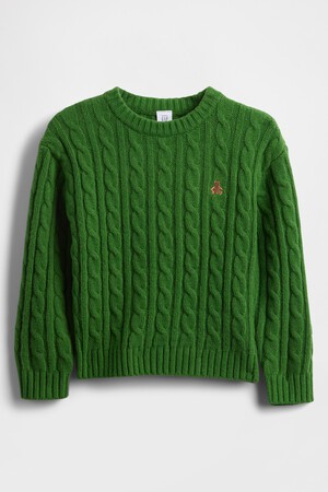 CASHSOFT CABLE SWEATER