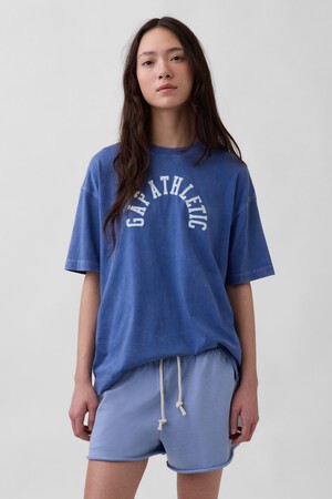 Organic Cotton VintageSoft Athletic Logo Tunic T-Shirt