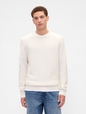 V-RAGLAN TEXTURE CREW