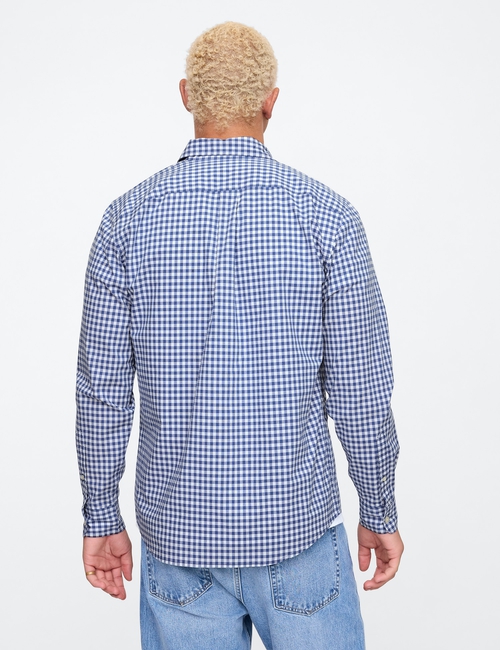 V-LS STANDARD STRETCH POPLIN