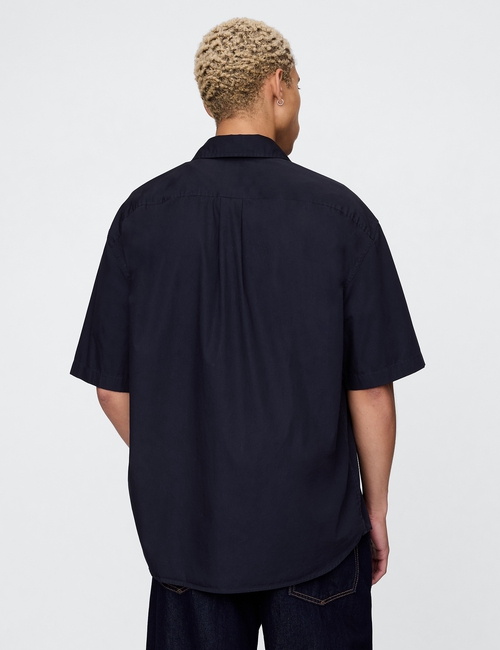 Organic Cotton Oversized Poplin Shirt